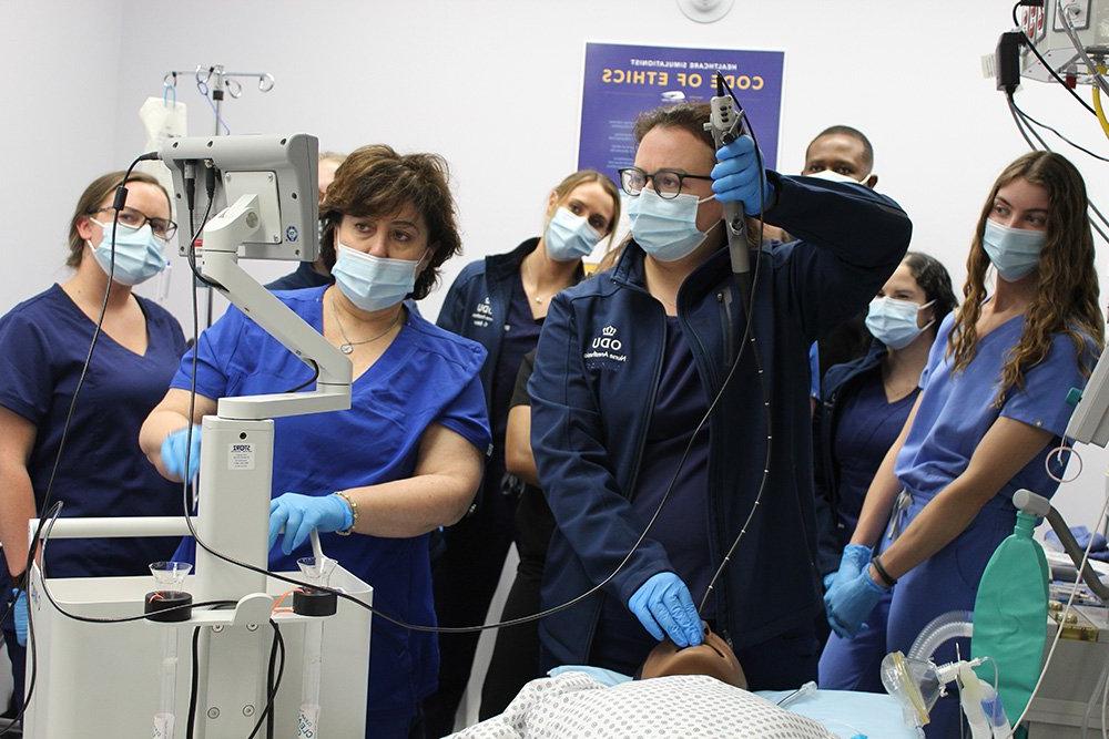 Nurse anesthesia student training